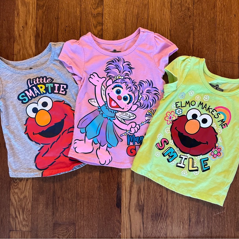 Sesame Street T-Shirts (lot of 3)